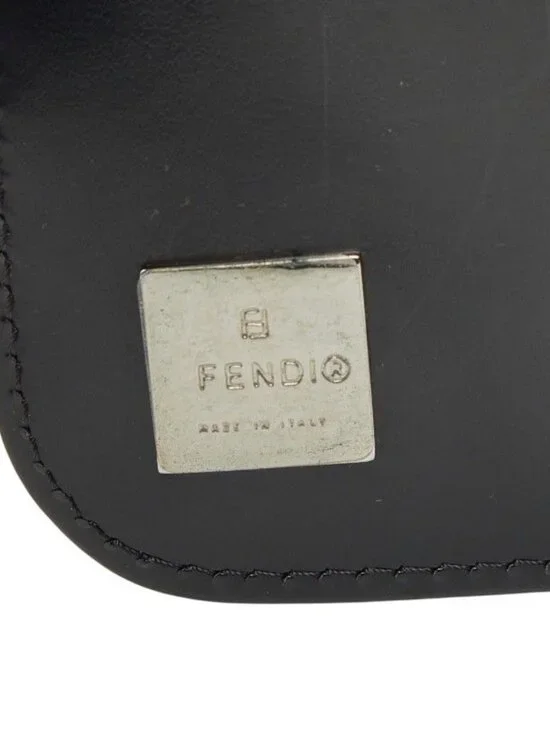 Fendi Zucchino Bifold Wallet Black Patent Leather - Picture 9 of 9